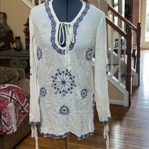 Summer boho chic tunic